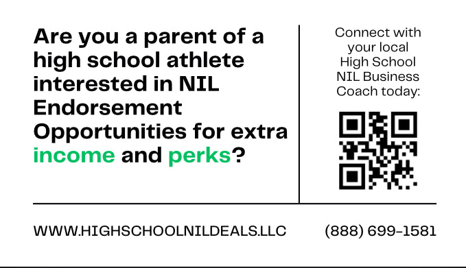 HS Athlete Parent Lead Generation Promo Card